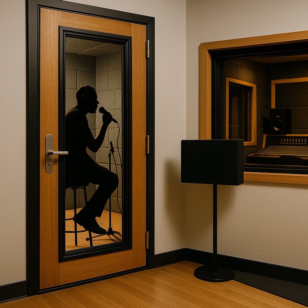 Acoustic Doors soundproofing products, The Silent Guard SG door series, STC 35 to 60+.
